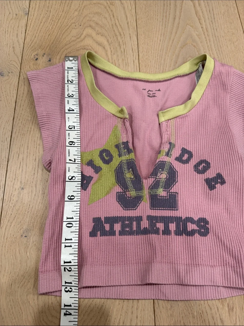 Urban Outfitters Pink Tee out from under xs/s